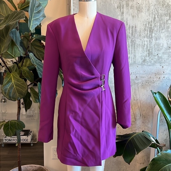 The Attico Blazer Dress Violet - Picture 4 of 8